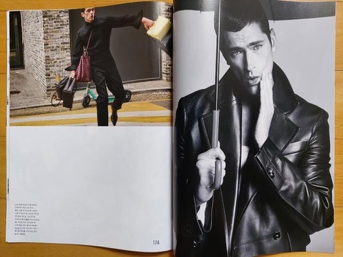 Sean O'pry /Cutting 18P+Cover-Not Whole Magazine/GQ Korea/April 2023 Tracking - Picture 9 of 11