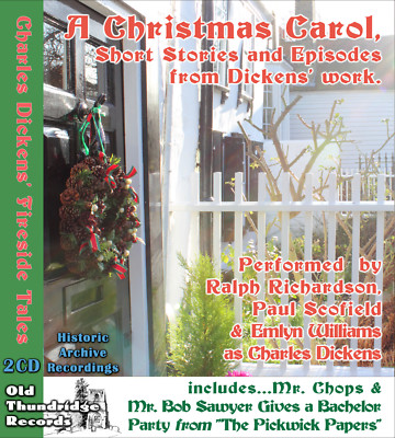 Charles Dickens Fireside Tales 2 2xCD Classic Full Cast Christmas Carol &Stories