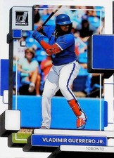 2022 Panini Chronicles CLEARLY DONRUSS #43 Vladimir Guerrero Jr. Blue Jays