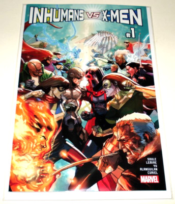 INHUMANS vs X-MEN # 1  Marvel Comic (Feb 2017)  NM  1st PRINTING