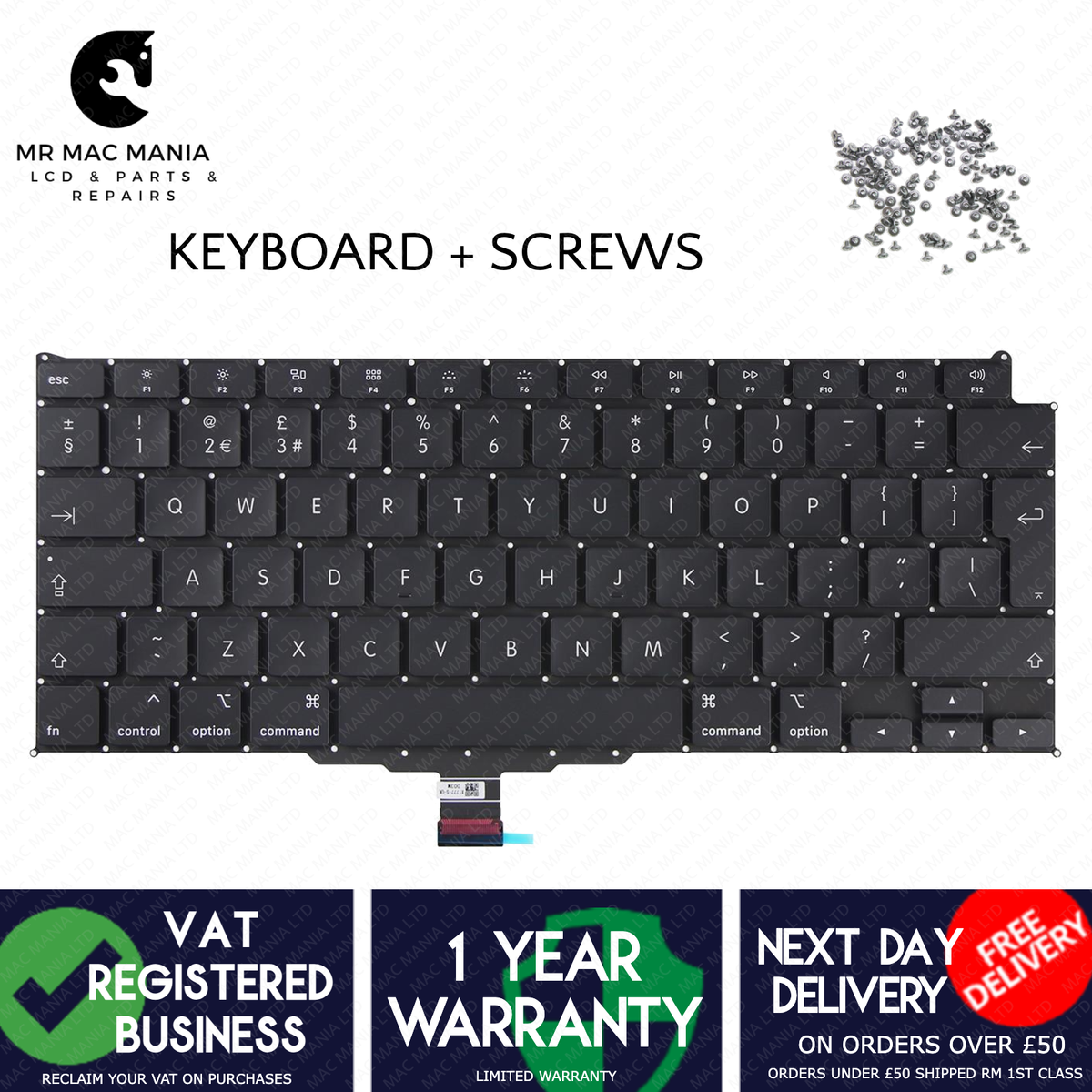 MacBook Air A2179 Keyboard 13.3