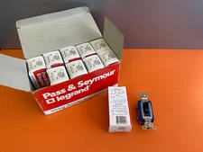 Pass & Seymour Double Pole Switch 15A 120/277VAC Qty 10 
