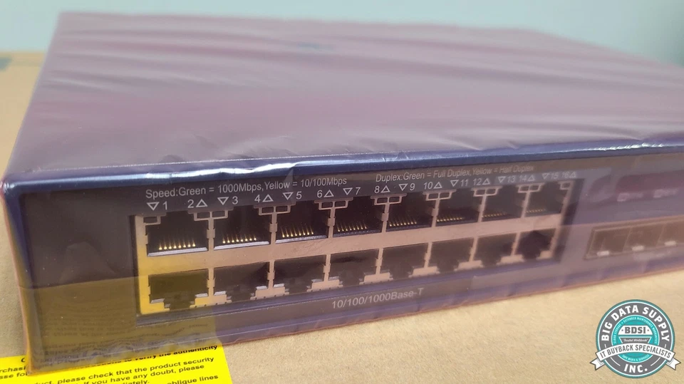 H3C, S5100-16P-SI 16-Port Managed Switch, P/N 0235A22R - Image 2 of 4