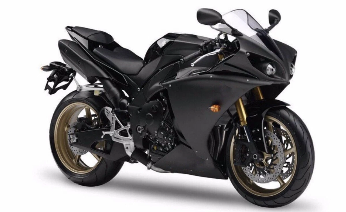 Yamaha YZF R1 2009 2012 Full Fairing Set Matt Black eBay