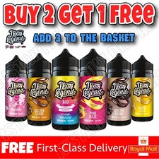 Doozy Legends Strapped E Liquid ELiquid Vape Juice Flavour 100ml 0mg 70 30 VG PG