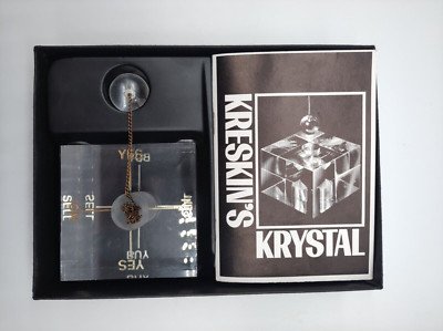 #SE1622# Retro Kreskins Krystal Kristallpendel Wahrsager in OVP 1971 SEHR RAR