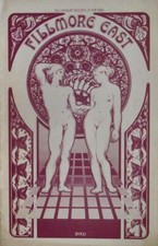 FACES ROD STEWART SANTANA FILLMORE EAST 1970 concert program BILL GRAHAM NM