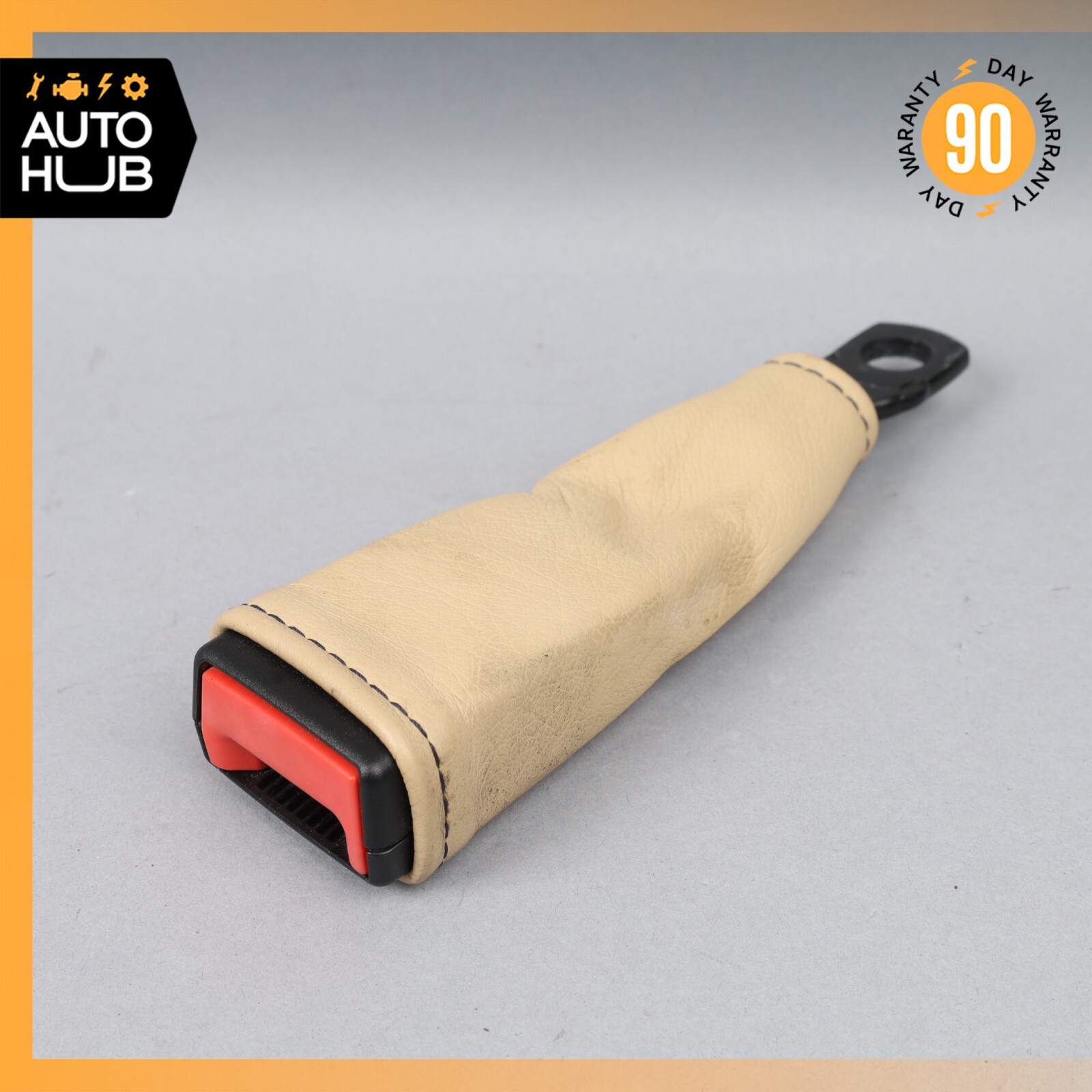 08-19 Maserati GranTurismo M145 Front Left or Right Seat Belt Buckle Beige OEM