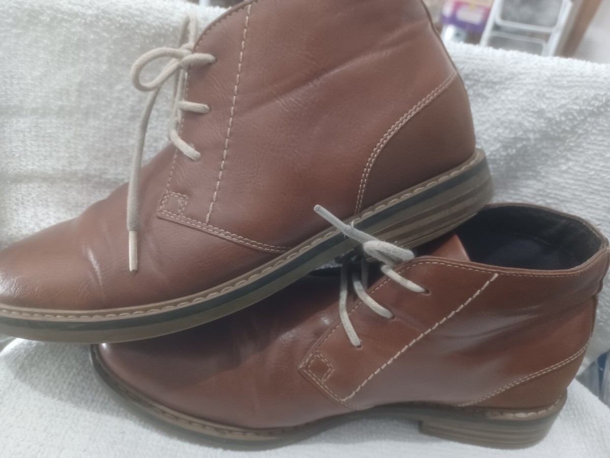 Arizona Mens Gleeson Chukka Boots Flat Heel Size 13 Brown 