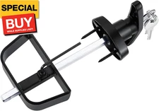 7-1/2" Stem Shed Door Latch T-Handle Lock Kit with 4 Keys,Storage Barn Shed Door