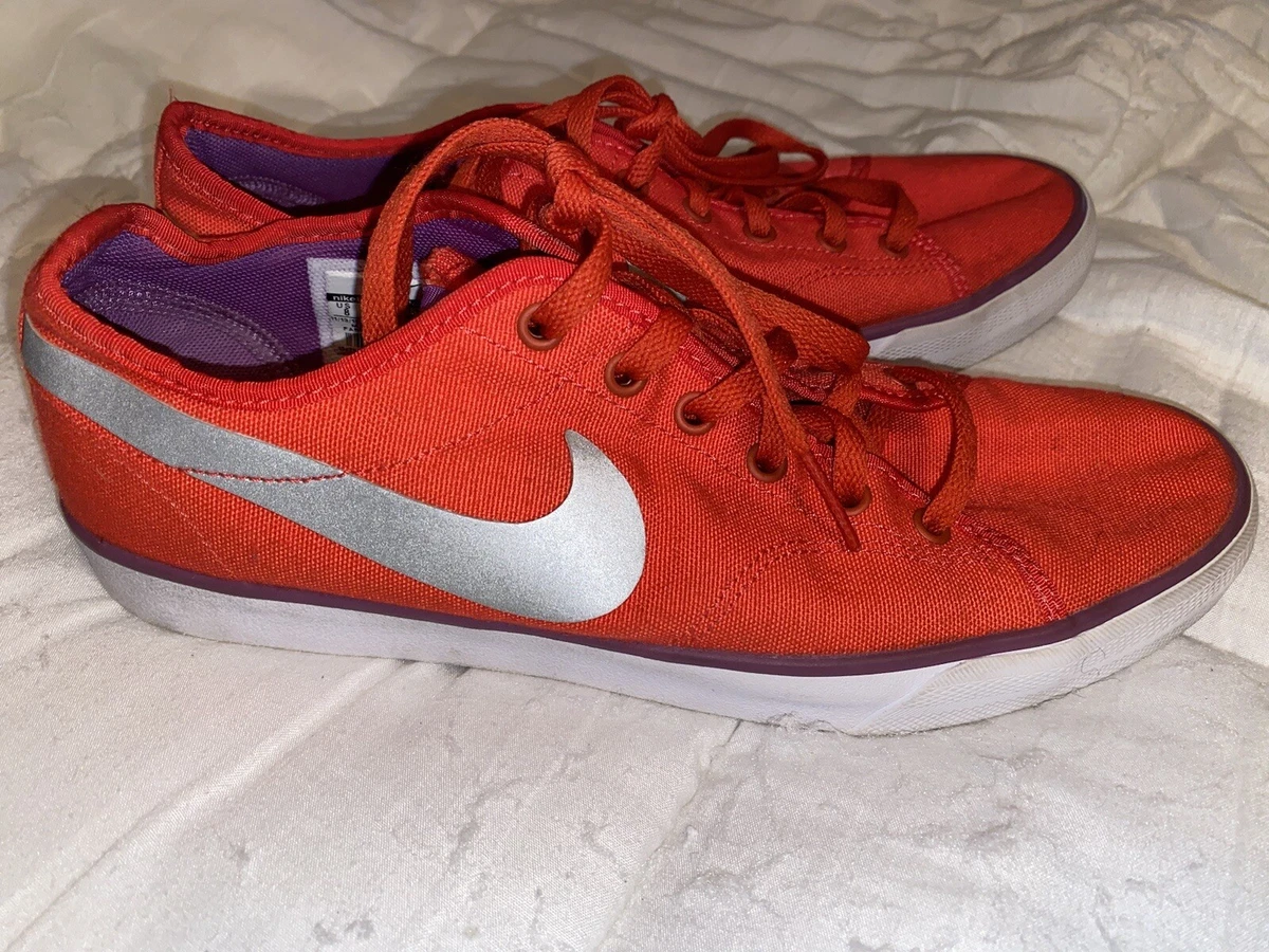 Nike Shoes Primo Canvas Tennis Court Shoes Orange Size 8 631635 600 Women
