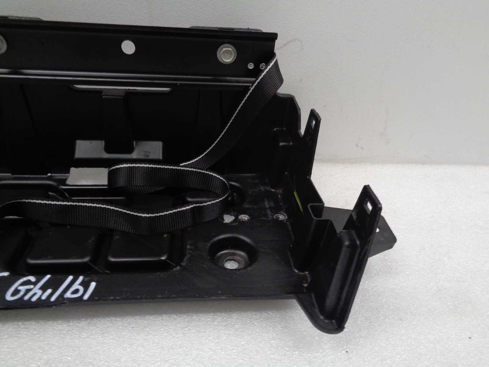14-17 Maserati Ghibli Battery Holder Tray Box Bracket Strap Down OEM AK2402120