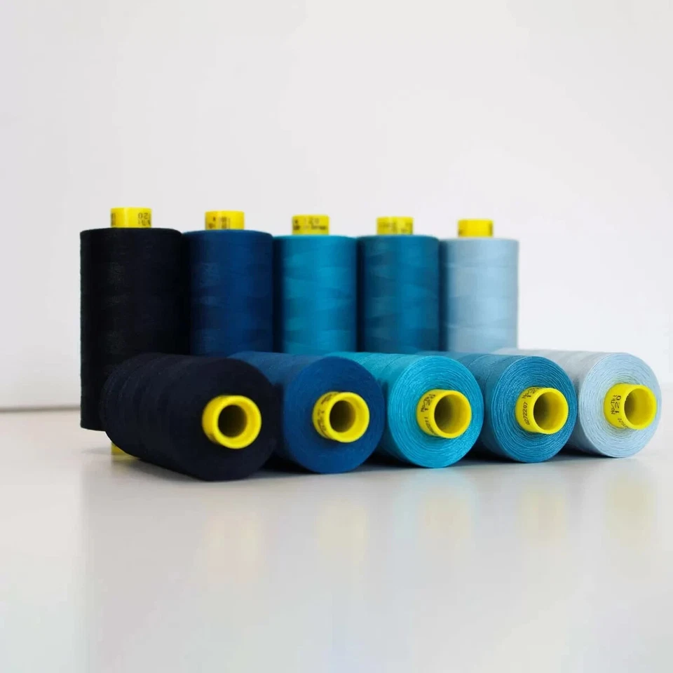 Gutermann Mara 120 Sewing Polyester Thread – Blue Mix Hand and Machine Sewing - Image 3 of 4