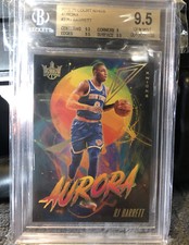 2019-20 COURT KINGS RJ BARRETT AURORA SSP ROOKIE RC BGS 9.5 HIGHEST GRADE POP 2