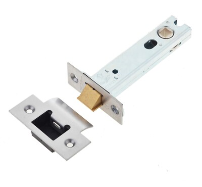 Schwerlast Rohr Einsteckriegel - 4'' ~ 102 mm Satin Edelstahl Planscheibe