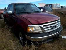 Used Left Door Mirror fits: 1999 Ford F150 PICKUP Power w/o signal-flash chrome