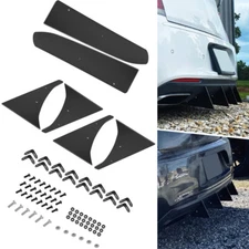 Upgrade Rear Diffuser Kit V1 for Chrysler 300 2015-2022 Increase Downforce Black