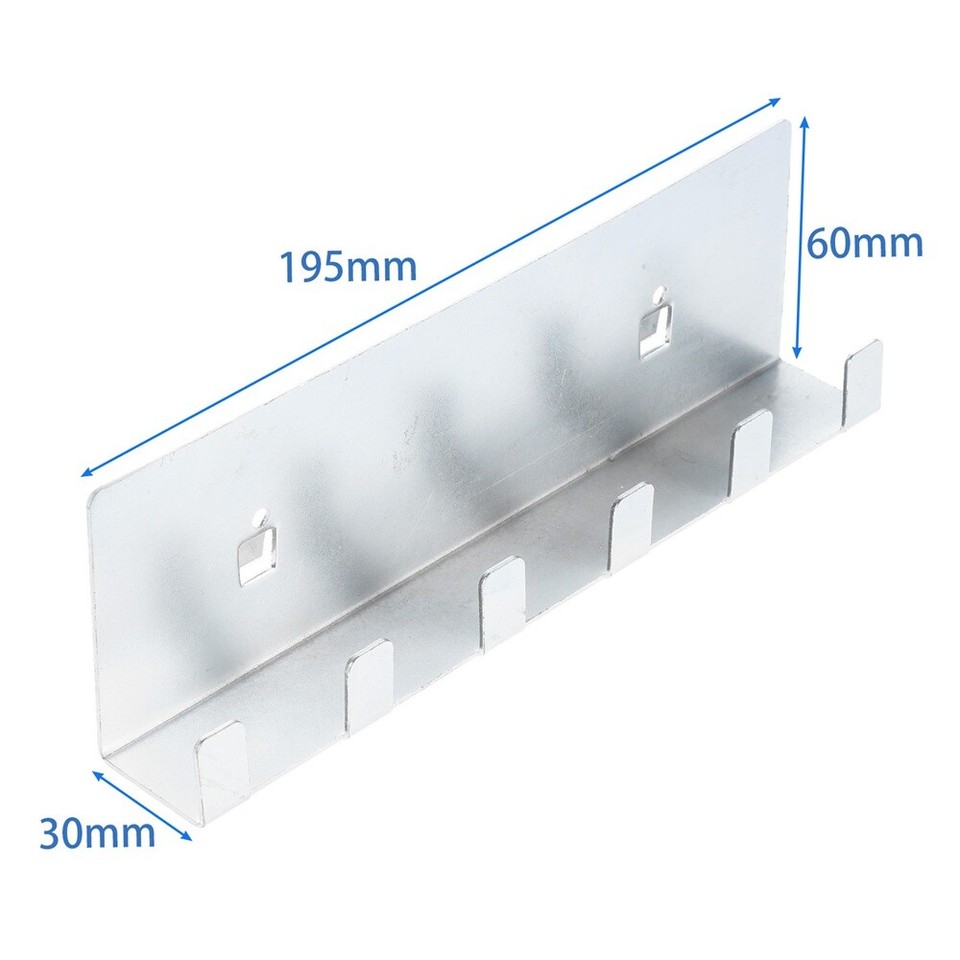 1pc Steel Wrench Drill Socket Rack Hardware Storage Board Wall-Mounted ...