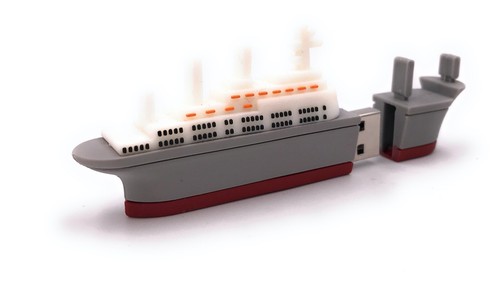 Boot Bateau Cargo Cuiseur Vapeur Gris Funny Clé USB Div Capacité - Afbeelding 56 van 56