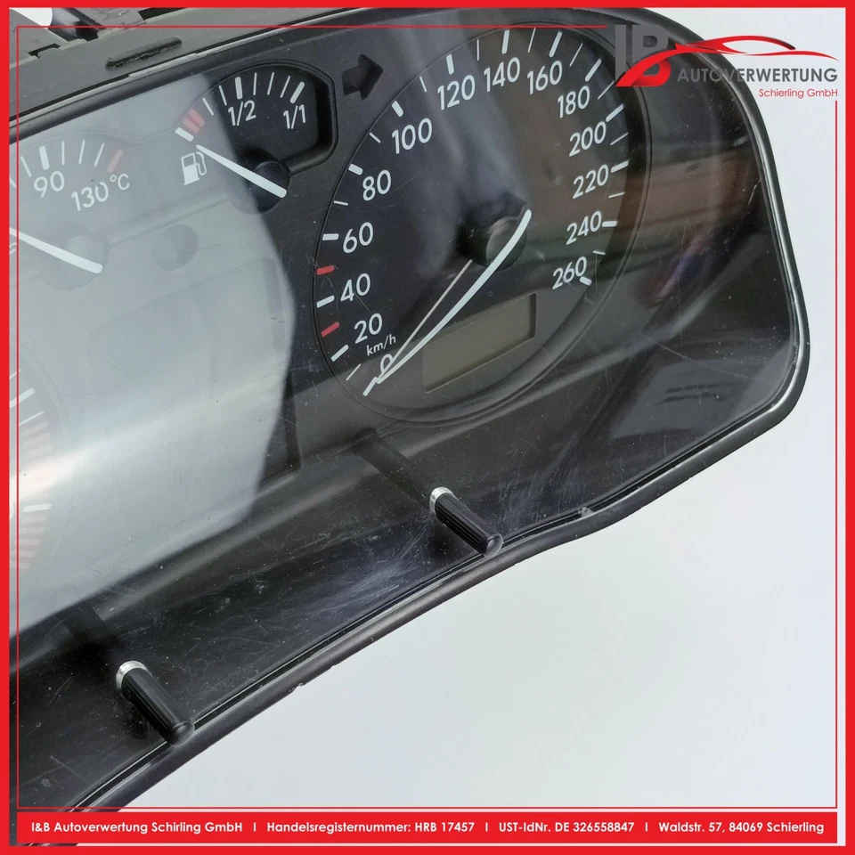 VW PASSAT VARIANT (3B5) 1.8 Tacho Kombiinstrument Km: 280073 3B0919860A ORIGINAL - Bild 4 von 4