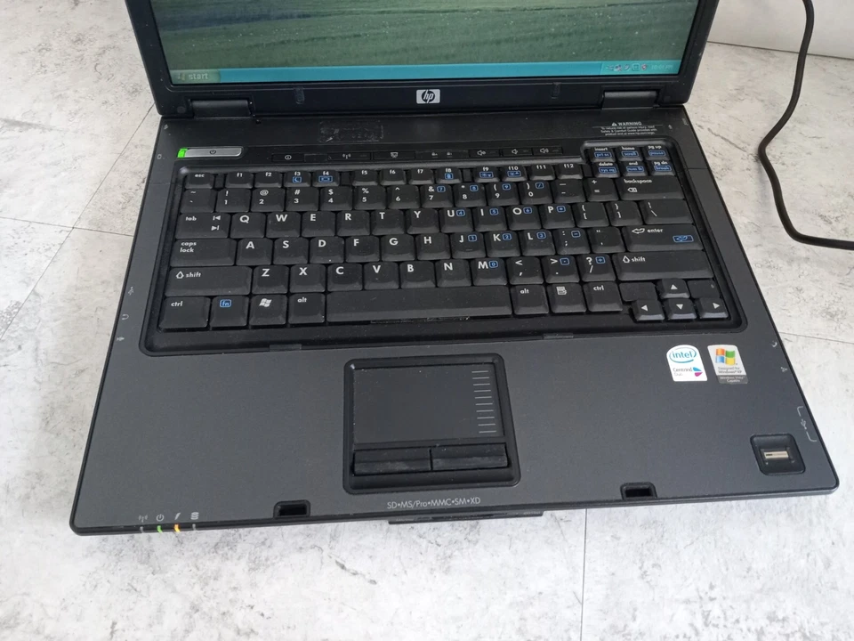HP Compaq nc6320 15" Laptop Intel Core Duo 2GB RAM 80GB HDD Win XP *READ* -RR - Image 2 of 4