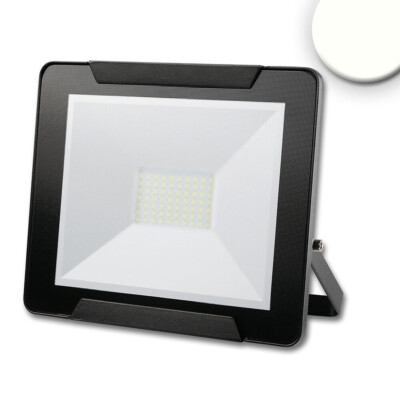 LED Fluter Scheinwerfer Flutlicht Außenstrahler 50W neutralweiß schwarz IP65