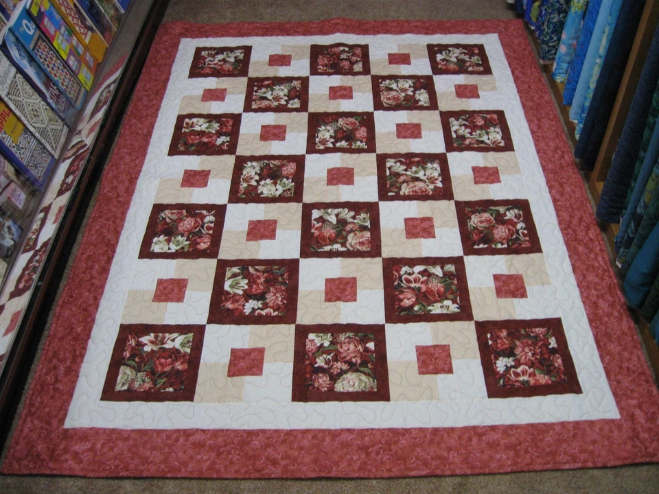 Impresionante kit de edredón de 5 yardas Ophelia por QT Fabrics tela y patt Foto 3 de 3