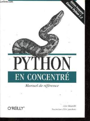 Python Konzentrat - Referenzhandbuch - Cover Python 2.2. -