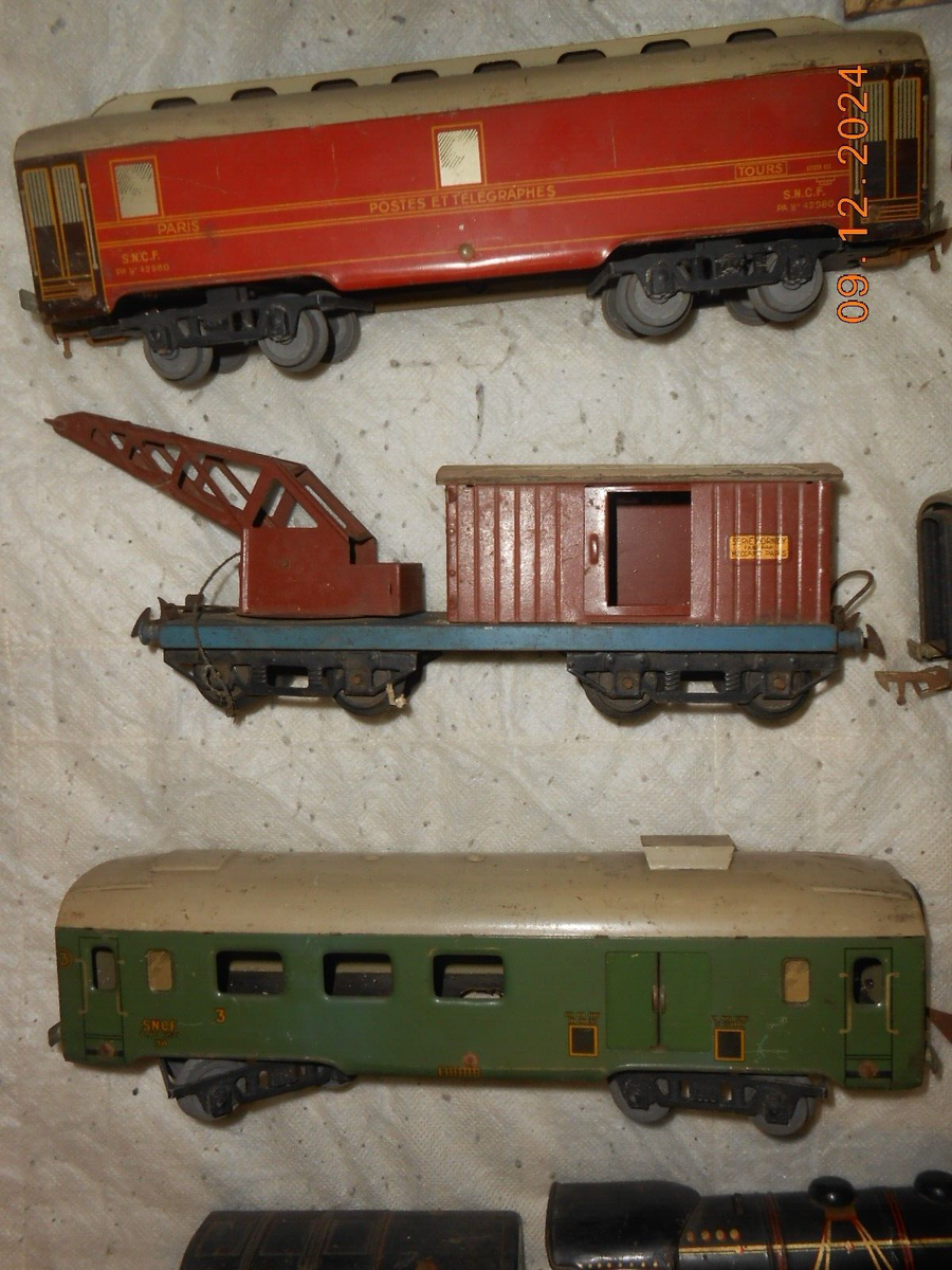 ANCIENNE LOCOMOTIVE ÉLECTRIQUE et son tender JEP Bass Volt moteur S57 (réf T15) EUR 67,00 - FR