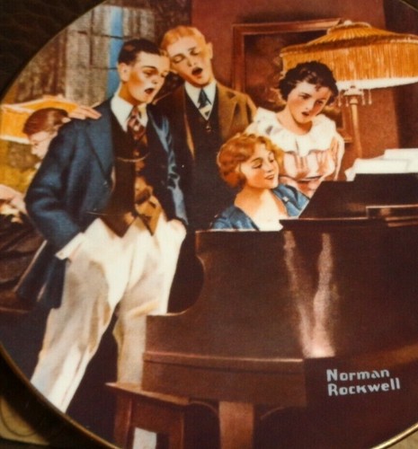 Knowles American Fine China CLOSE HARMONY By Norman Rockwell - 第 1/3 張圖片