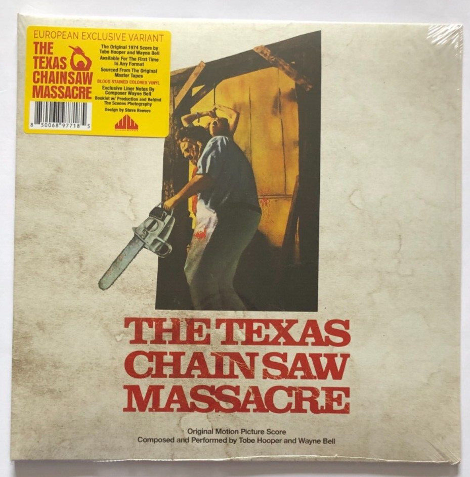 Texas Chain Saw Massacre Red Vinyl New Sealed Waxwork Records WW200 850068977185