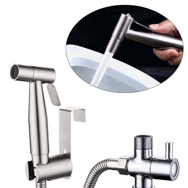 Douche Bidet Spray Head Muslim Shower Head Handheld Toilet Kit & Hose