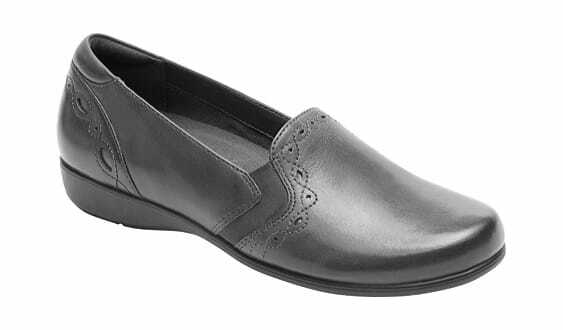 Aravon Mujer Adalyn-ar Sin Cordones Zapatos Sin Cordones De Cuero Negro Aravon Mujer Adalyn-ar Sin Cordones Zapatos Sin Cordones De Cuero Negro