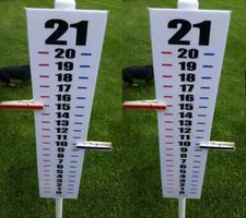 Set of 2 Easy Read - Cornhole Scoreboard Score Keeper - Corn Hole