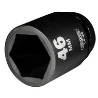 Draper Deep Impact Stecknuss 46Mm 1In Vierkantantrieb 6-Kant Chrom-Moly Stahl