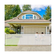 250" Extra Wide Retractable Dog Gate, Reinforced 20ft Retractable B... Fast Ship