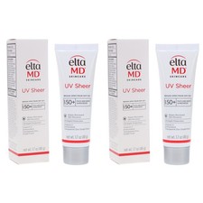 EltaMD UV Sheer Broad-Spectrum SPF 50 Facial Sunscreen 1.7 oz 2 Pack