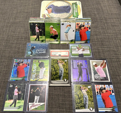 2026 Upper Deck Golf Tiger Woods PSA 9 Young Guns #131 + Set 1-100 + 10 TW Cards