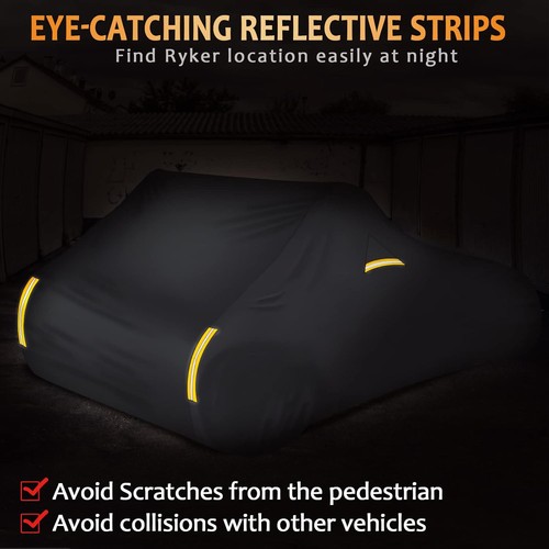 StarknightMT Ryker Cover, Full Cover Compatible with Can-Am 900 Black  - Picture 5 of 9