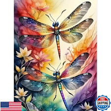 Dragonfly 5D DIY Diamond Painting Kits for Adults, Diamond Art Kits for Beginner