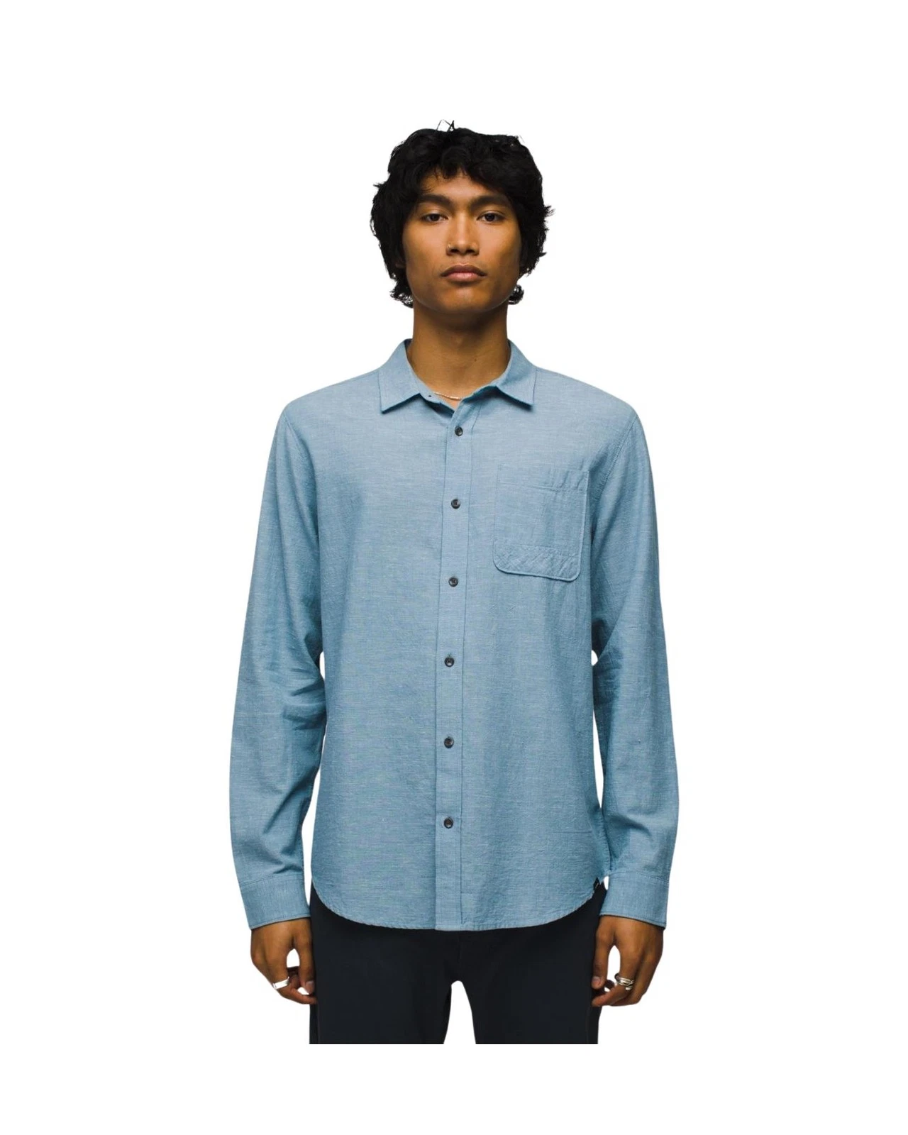 prAna Porto Vista Men's Shirt, High Tide, X-Large