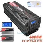 4000W 3000W Pure Sine Wave Inverter 12V DC to 110V AC Converter Car Inverter