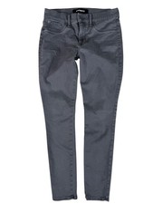 Express Stretch  Dark Gray Mid-Rise Legging Denim Jeans Women's Size 4S