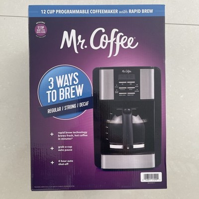 Mr. Coffee Programmable 3-Way Brewing System 12-Cup Drip Coffee Makers. New!
