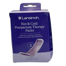 Lansinoh - Hot & Cold Postpartum Therapy Packs (2 Count) - Reusable Relief Pads