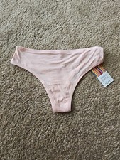 Hanky Panky Women's Playstretch Natural Rise Thong - Sweet Nothing Pink, XS-S
