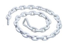 Boat Anchor Chain, PVC or Black, Various Sizes White 3/8 In. x 6 Ft.