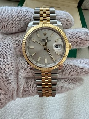 Rolex Datejust 41mm 126333 Two-Tone Jubilee Silver Dial, Box & Card 2021
