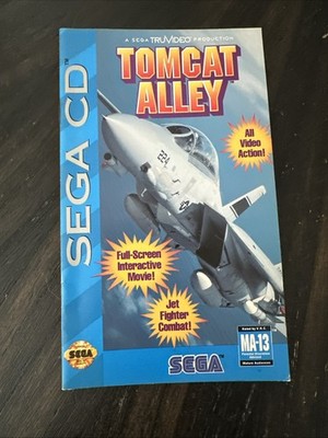 Sega CD Manual Only Tomcat Alley W/Reg Card