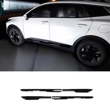 For 2025-26 Kia Sportage X-Line/Pro Gloss Black ABS Side Body Door Protect Trim